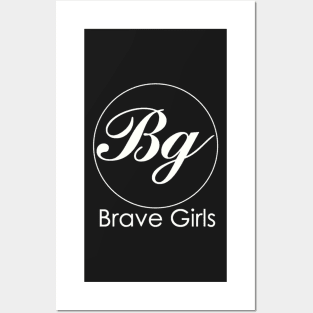 Brave girls logo Posters and Art